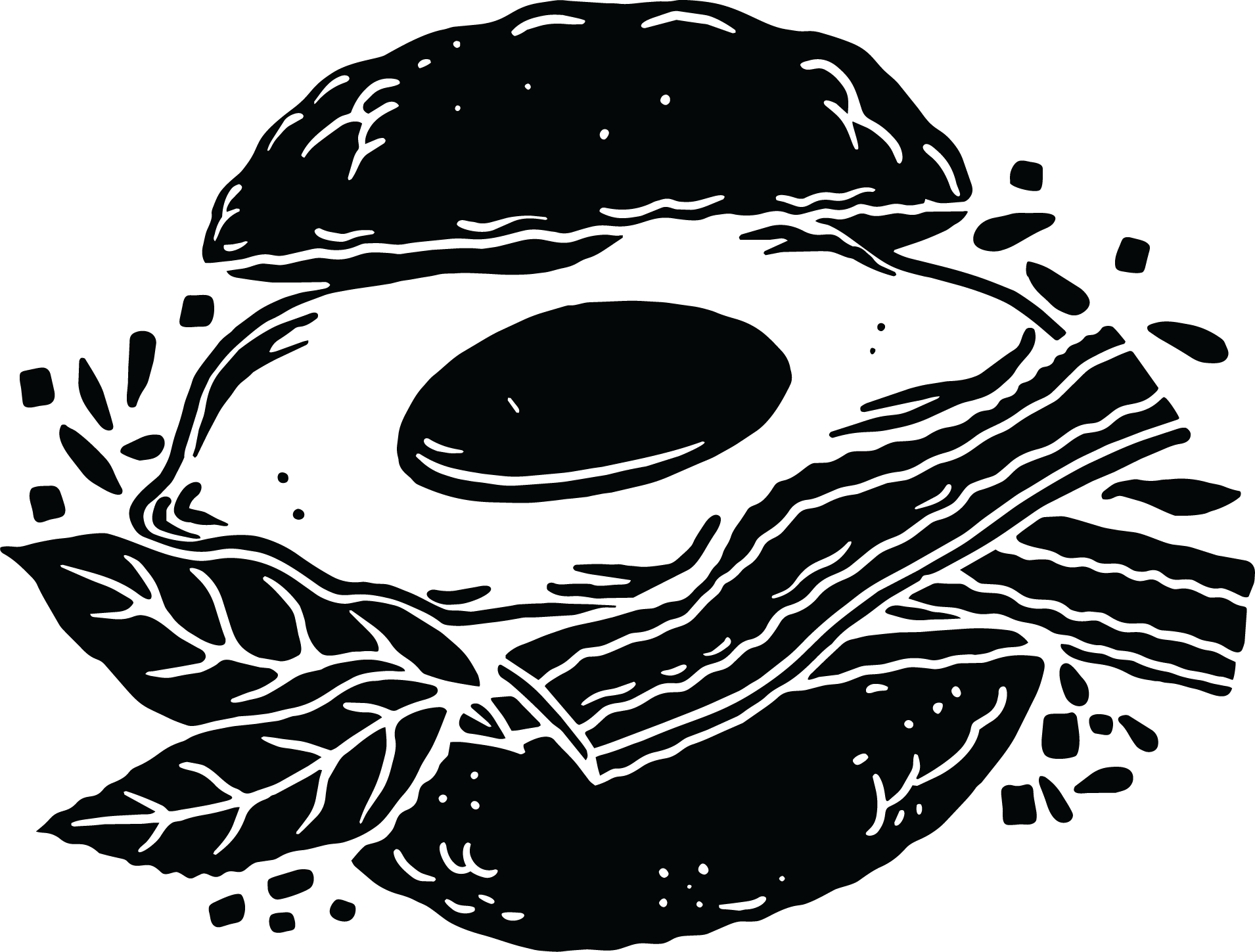 Decorative Breggs wave graphic