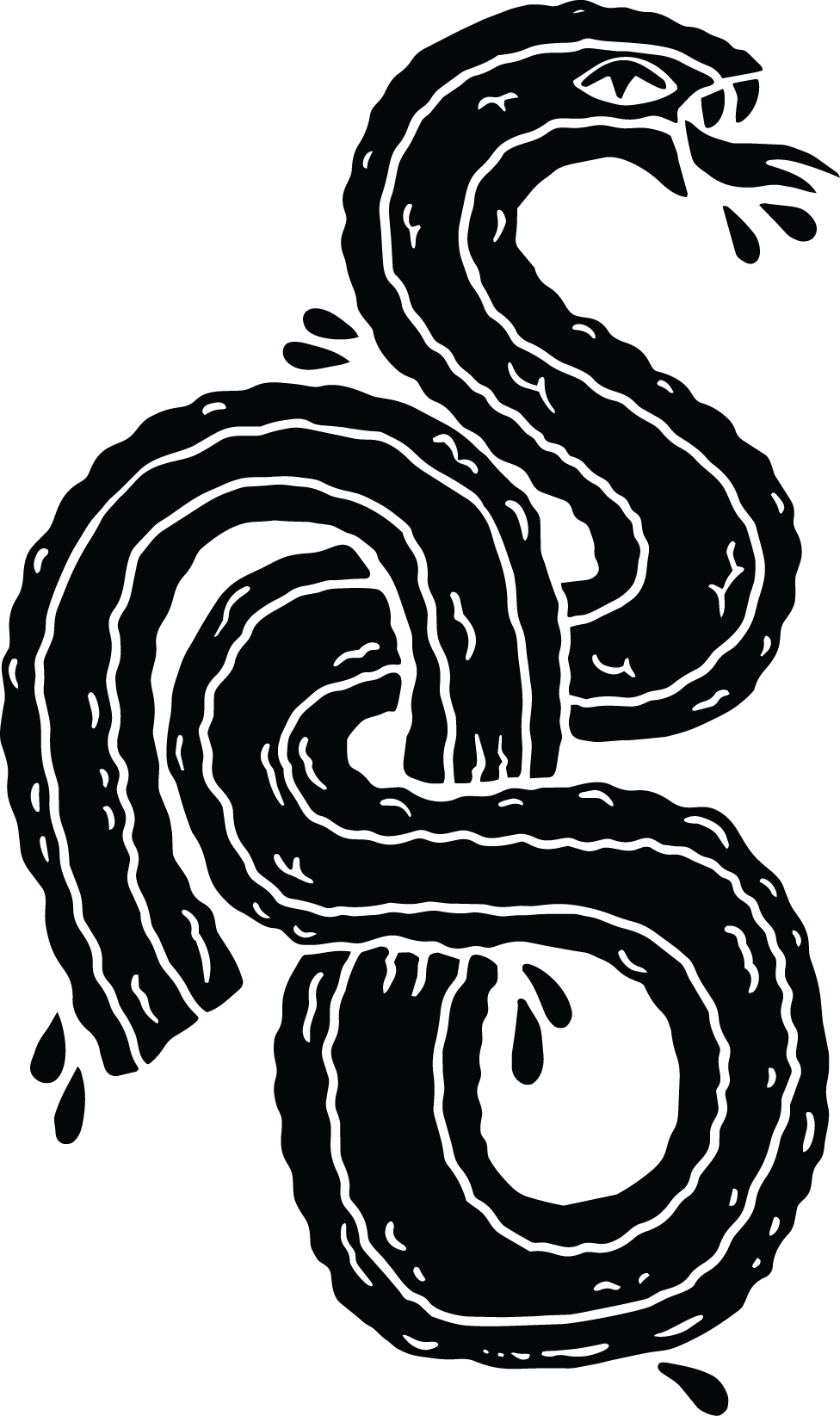 Decorative bacon curl pattern